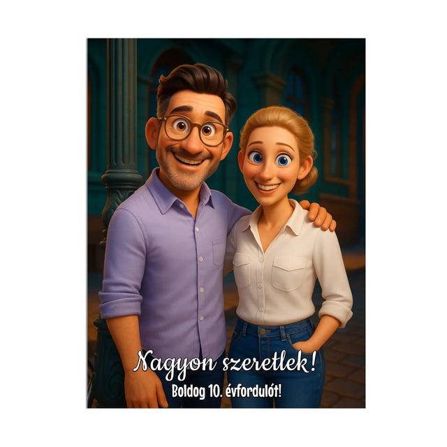 Disney Stílusú Egyedi Fényképes Falikép