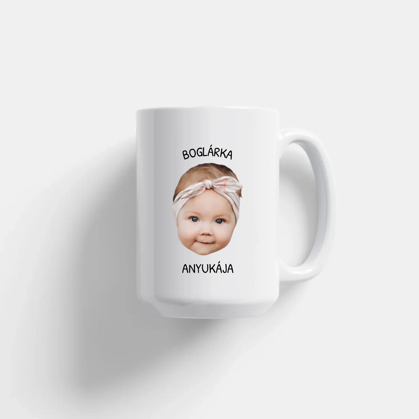 egyedi fényképes arc fej bögre