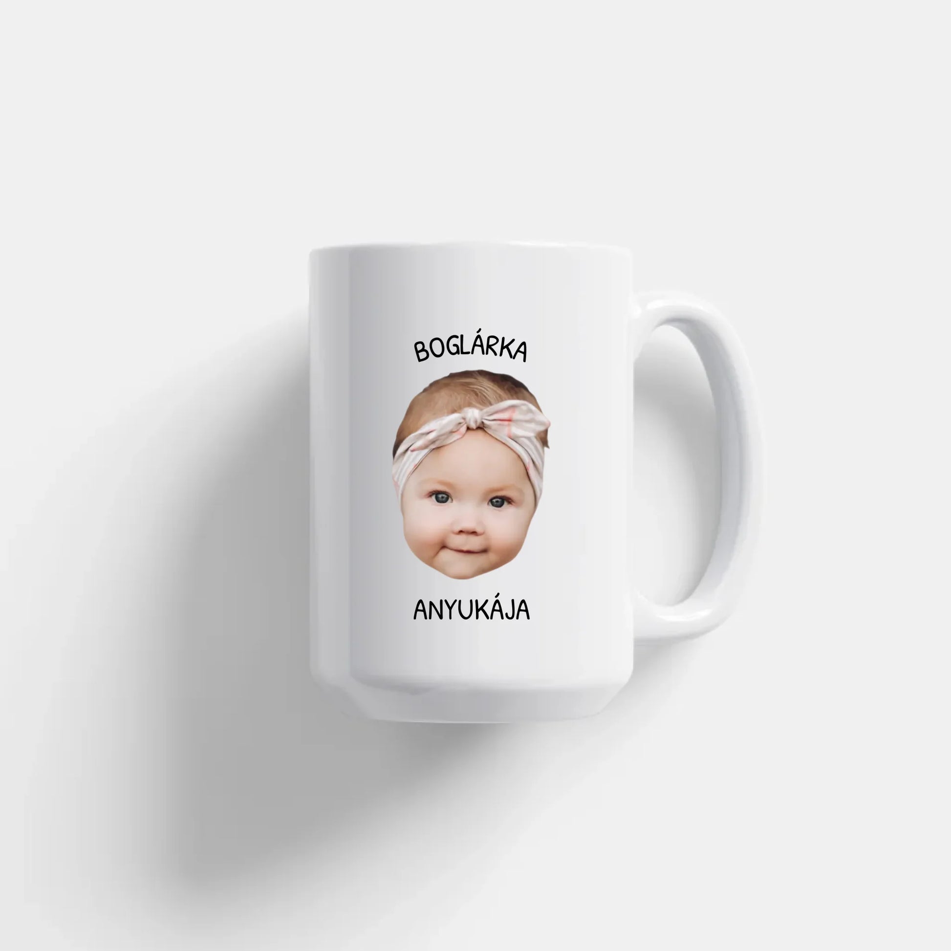 egyedi fényképes arc fej bögre