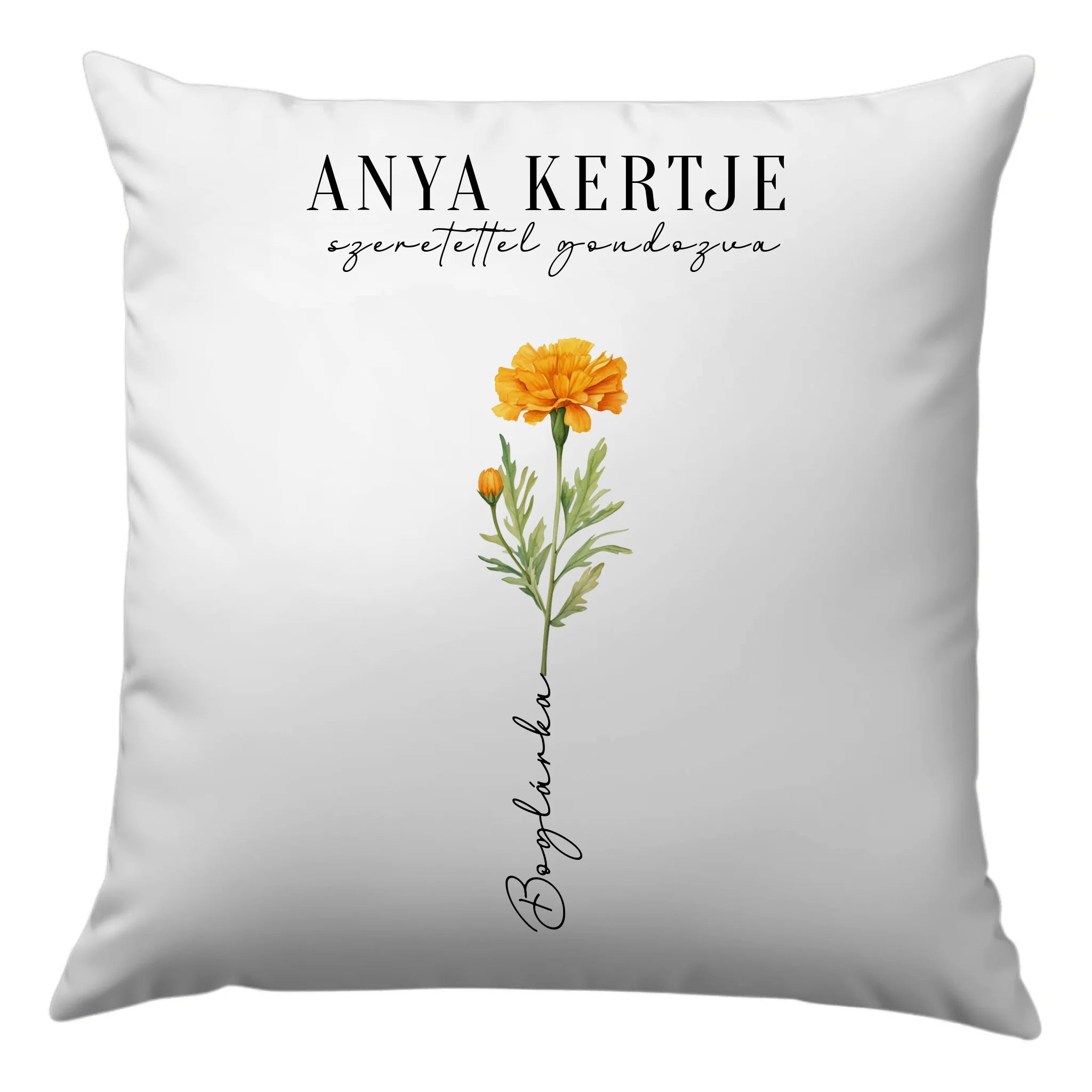Anya-Mama Kertje Párna - Születési Hónapok Virágaival