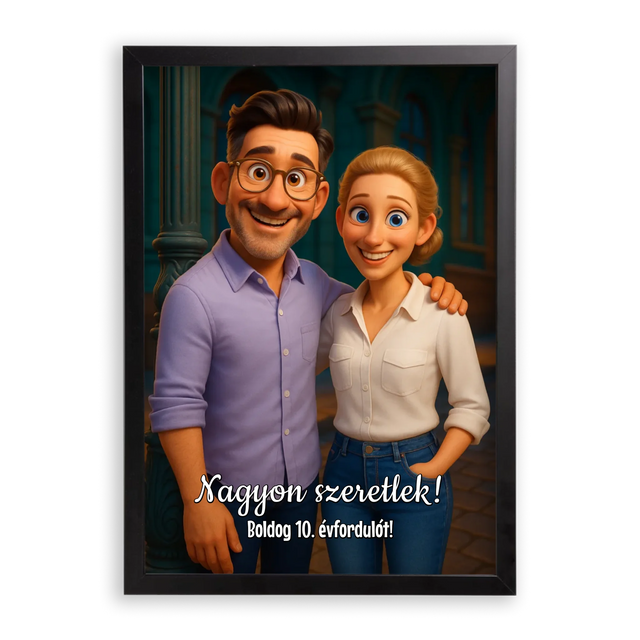 Disney Stílusú Egyedi Fényképes Falikép