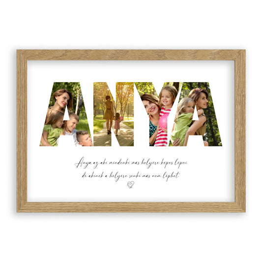 ANYA Fotókollázs - Egyedi Képekkel és Szöveggel