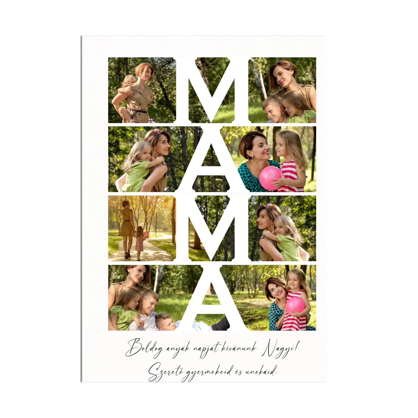 MAMA Fotókollázs - 8 Képpel