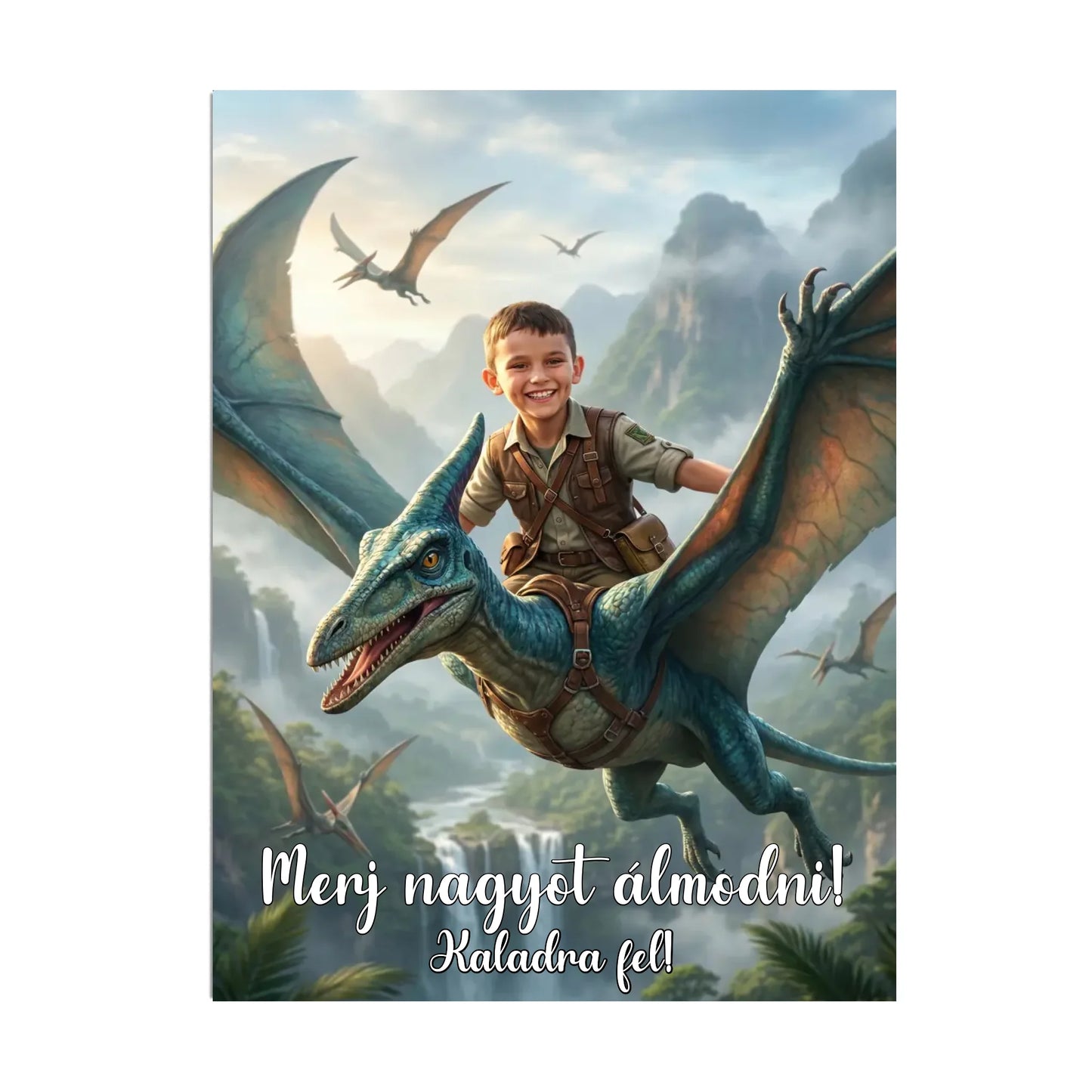 Pterodaktilusz Lovas - Álom Portré - Azonnali Látványterv