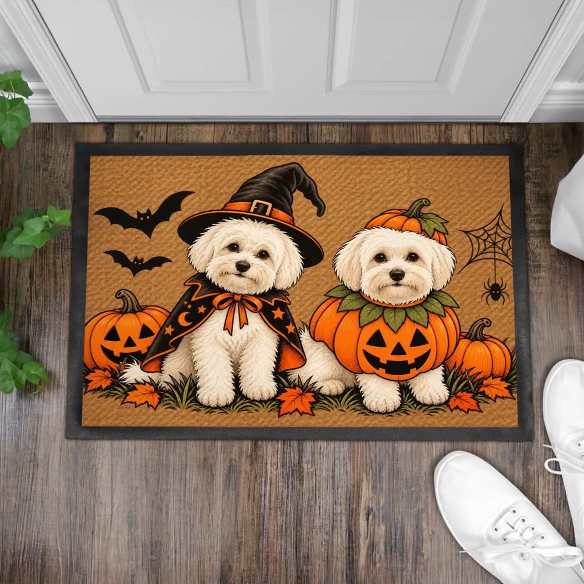 Egyedi Fényképes Halloween Kisállat Lábtörlő
